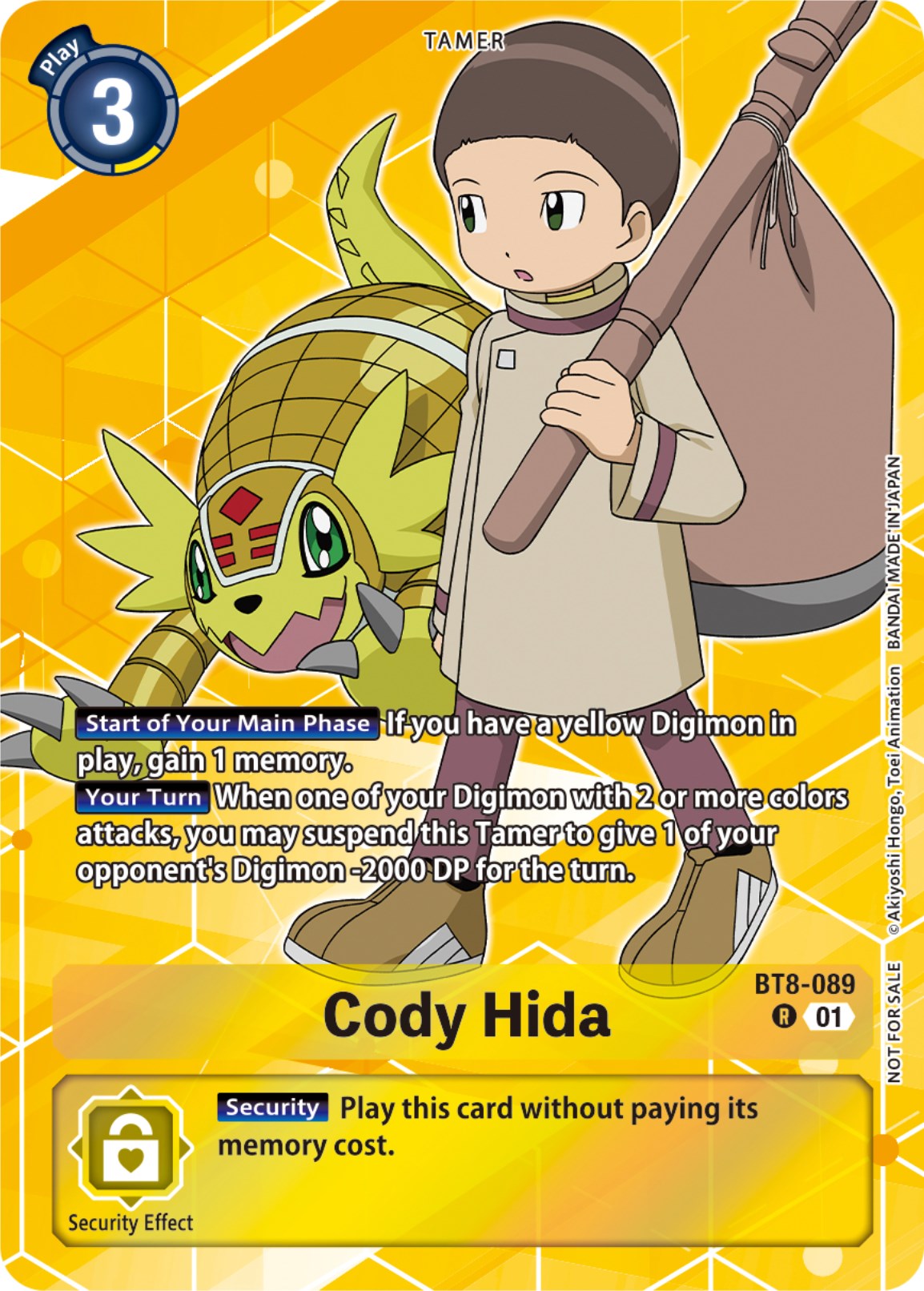 Image of Cody Hida [BT8-089] (Tamer Party Pack -The Beginning-) [New Awakening]