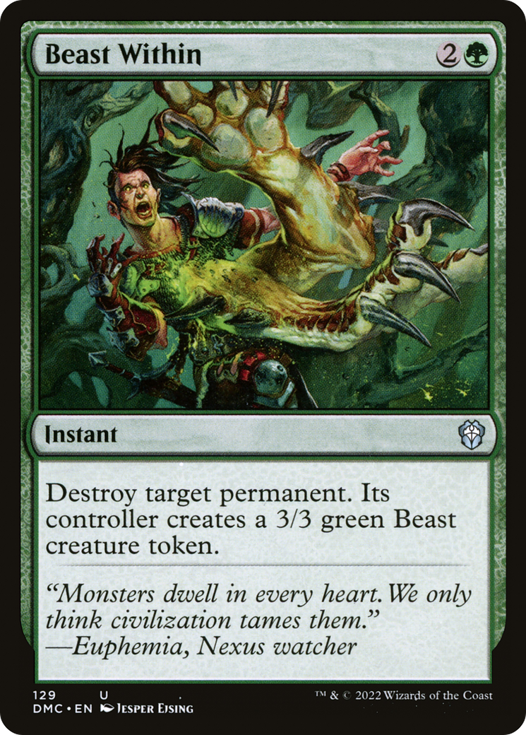 Image of Beast Within [Dominaria United Commander]