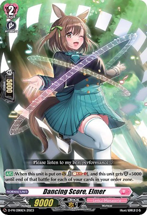 Image of Dancing Score, Elmer (D-PR/280) [D Promo Cards]