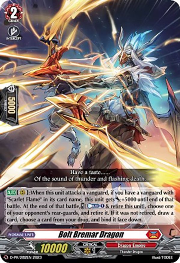 Image of Bolt Bremar Dragon (D-PR/282) [D Promo Cards]