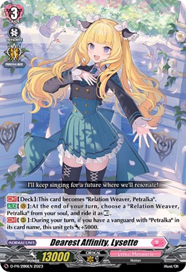 Image of Dearest Affinity, Lysette (D-PR/286) [D Promo Cards]