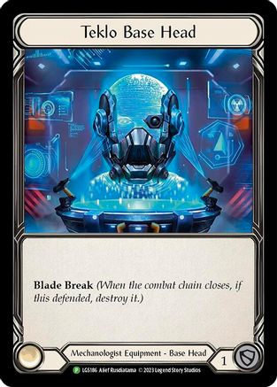 Image of Teklo Base Head [LGS186] (Promo)  Cold Foil