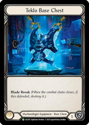 Image of Teklo Base Chest - LGS187 (LGS187) - Flesh and Blood: Promo Cards Cold Foil