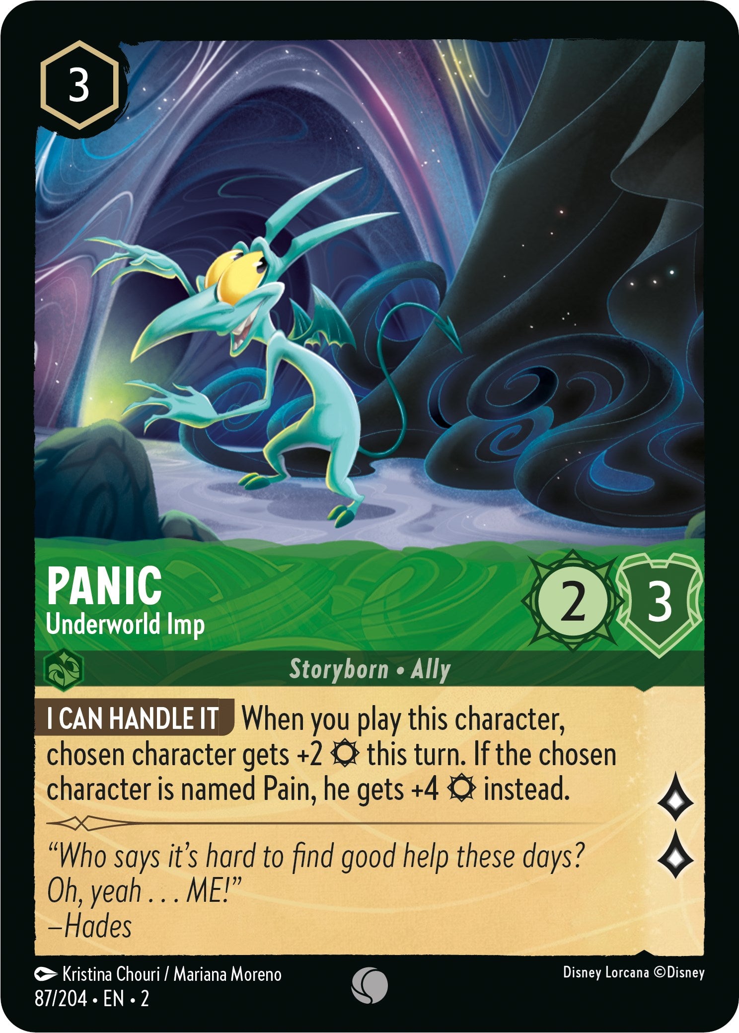 Image of Panic - Underworld Imp (87/204) [Rise of the Floodborn]