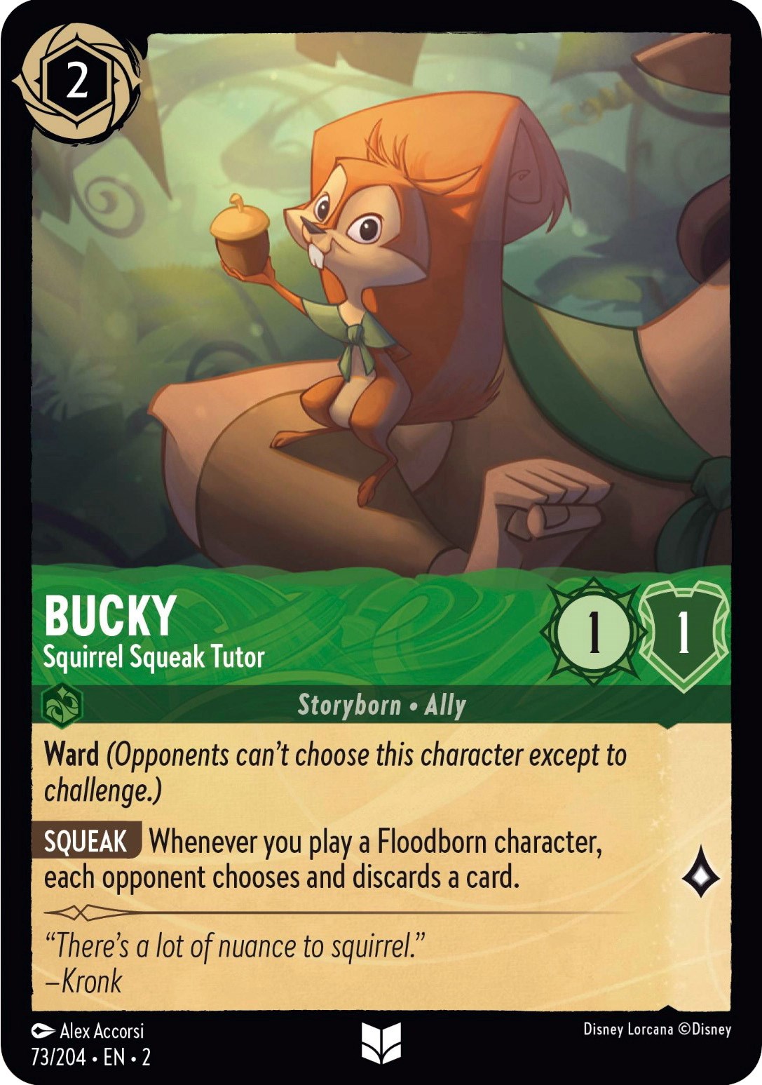 Image of Bucky - Squirrel Squeak Tutor (73/204) [Rise of the Floodborn]