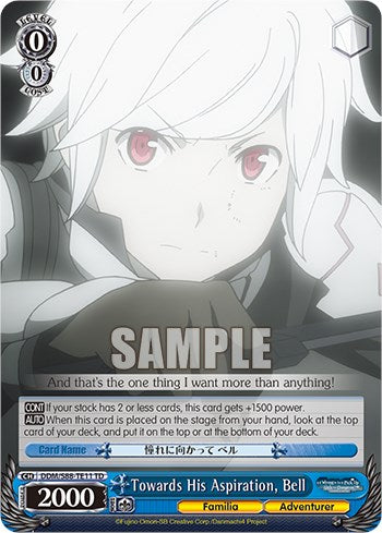 Image of Towards His Aspiration, Bell (DDM/S88-TE11 TD) [Is it Wrong to Try to Pick Up Girls in a Dungeon?]