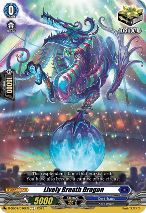 Image of Lively Breath Dragon (D-SS07/016EN) [Trial Deck 7: Descendants of the Marine Emperor]