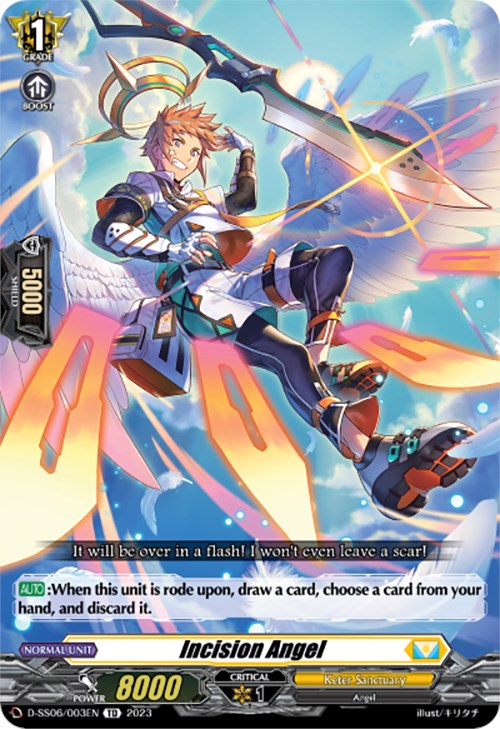Image of Incision Angel (D-SS06/003EN) [Trial Deck 6: Resonance of Thunder Dragon]