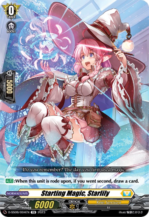Image of Starting Magic, Starlily (D-SS06/004EN) [Trial Deck 6: Resonance of Thunder Dragon]