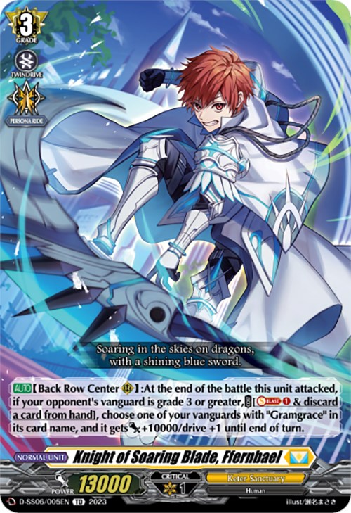 Image of Knight of Soaring Blade, Ffernbael (D-SS06/005EN) [Trial Deck 6: Resonance of Thunder Dragon]