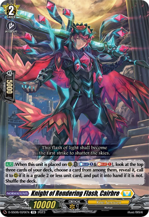 Image of Knight of Rendering Flash, Cairbre (D-SS06/020EN) [Trial Deck 6: Resonance of Thunder Dragon]