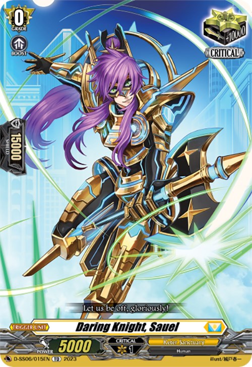 Image of Daring Knight, Sauel (D-SS06/015EN) [Trial Deck 6: Resonance of Thunder Dragon]