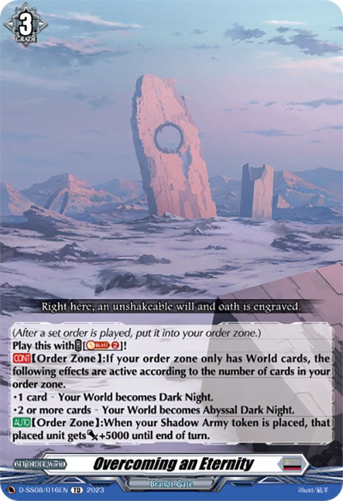 Image of Overcoming an Eternity (D-SS08/016EN) [Festival Booster 2023]