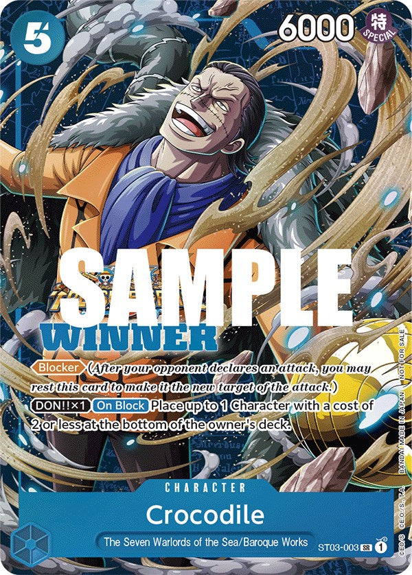 Image of Crocodile (Winner Pack Vol. 5) [One Piece Promotion Cards]