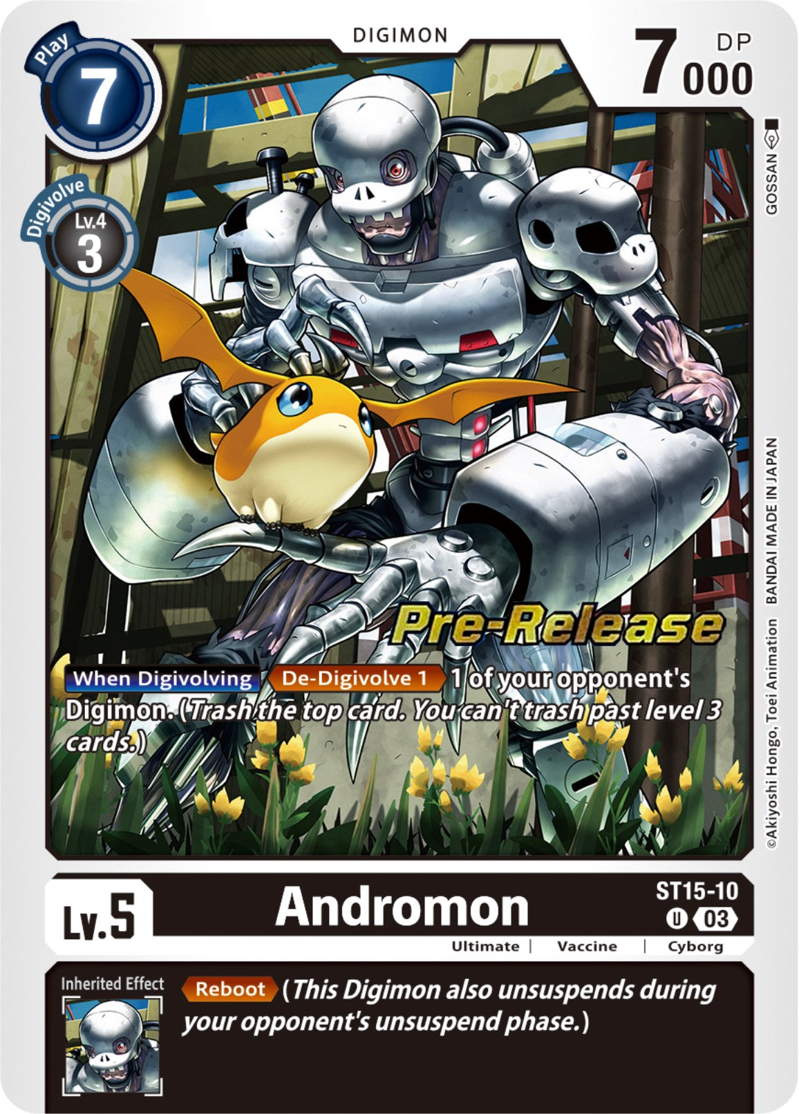 Image of Andromon [ST15-10] [Starter Deck: Dragon of Courage Pre-Release Cards]
