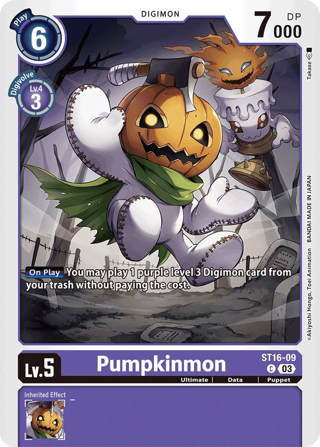 Image of Pumpkinmon [ST16-09] [Starter Deck: Wolf of Friendship]