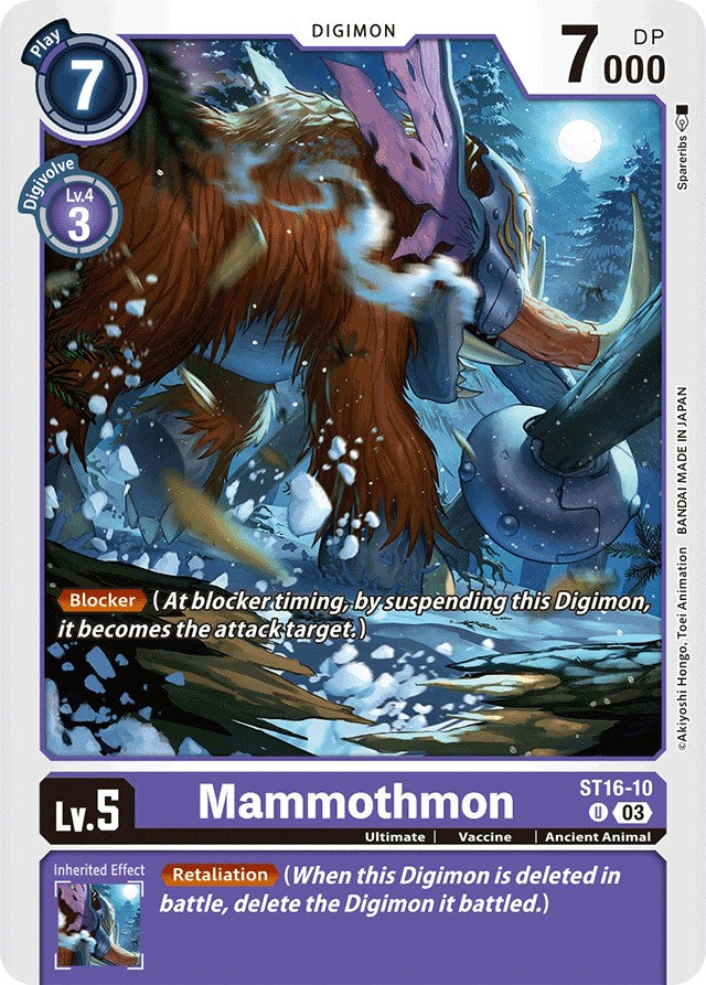 Image of Mammothmon [ST16-10] [Starter Deck: Wolf of Friendship]