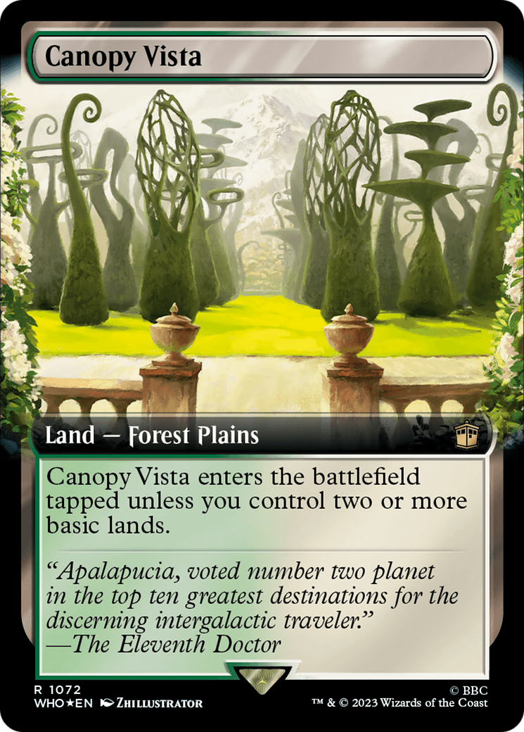 Image of Canopy Vista (Extended Art) (Surge Foil) [Doctor Who]
