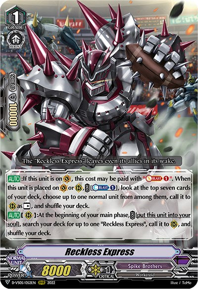 Image of Reckless Express (D-VS05/052EN) [V Clan Collection Vol.5]