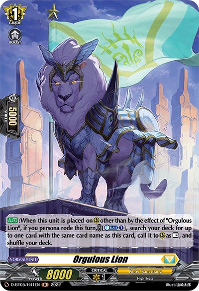 Image of Orgulous Lion (D-BT05/H41EN) [Triumphant Return of the Brave Heroes]