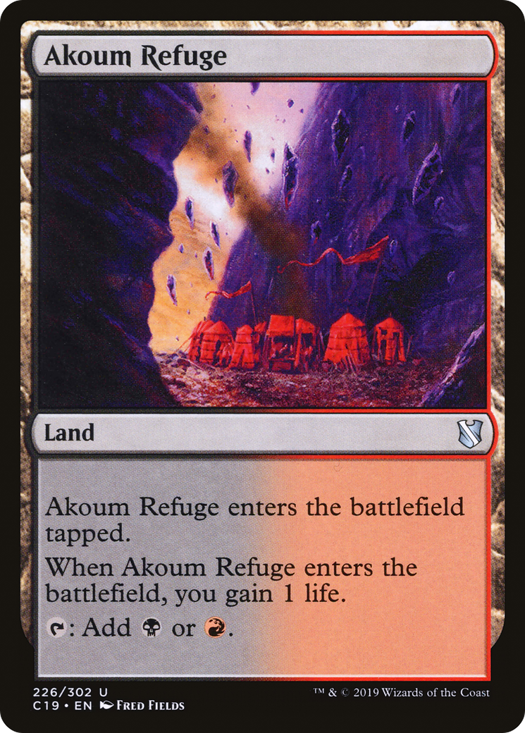 Image of Akoum Refuge [Commander 2019]