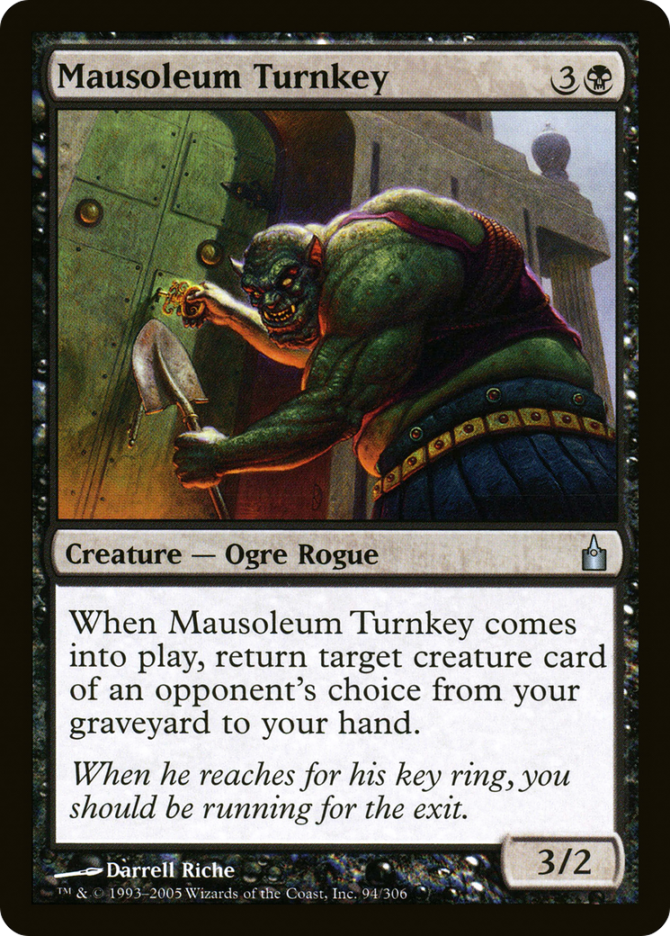 Image of Mausoleum Turnkey [Ravnica: City of Guilds]