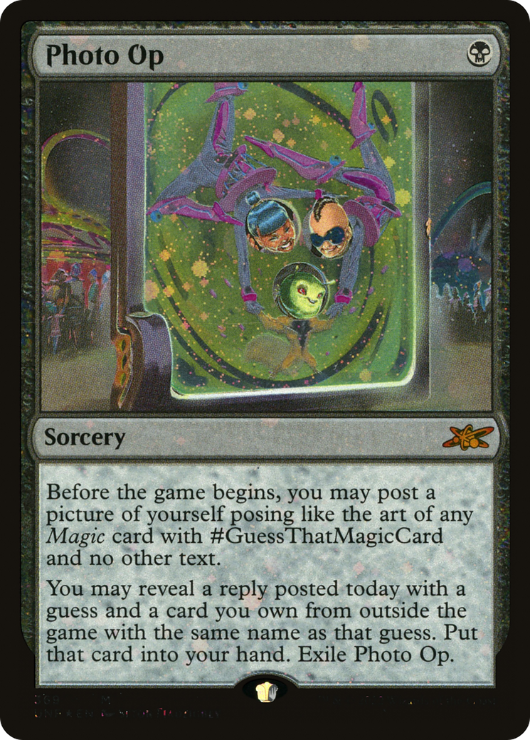 Image of Photo Op (Galaxy Foil) [Unfinity]