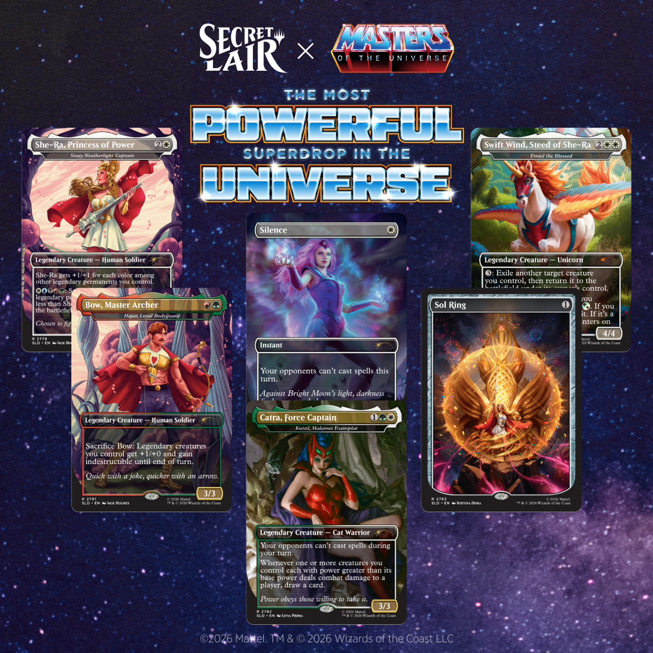 Image of Secret Lair x Masters of the Universe (SHE-RA: PRINCESS OF POWER) - Non-Foil