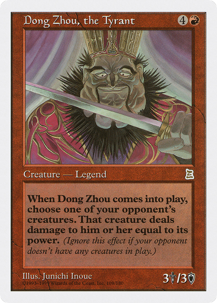 Image of Dong Zhou, the Tyrant [Portal Three Kingdoms]