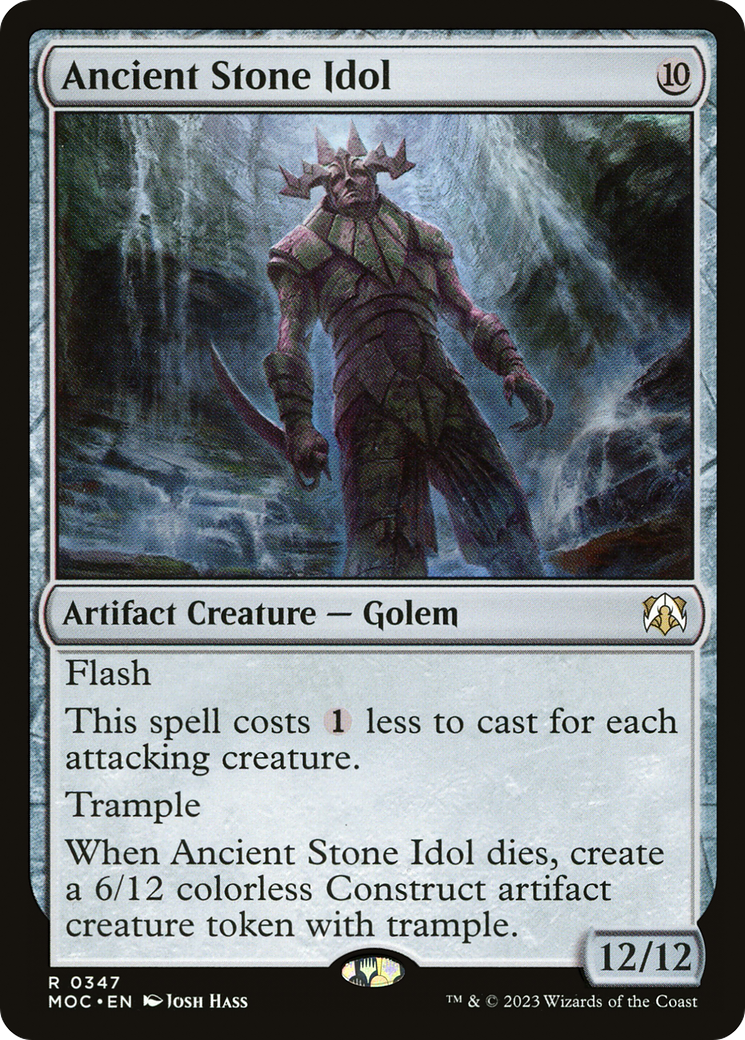 Image of Ancient Stone Idol [March of the Machine Commander]