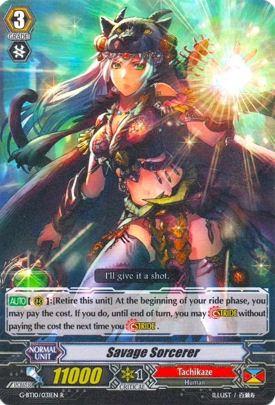 Image of Savage Sorcerer (G-BT10/031EN) [Raging Clash of the Blade Fangs]
