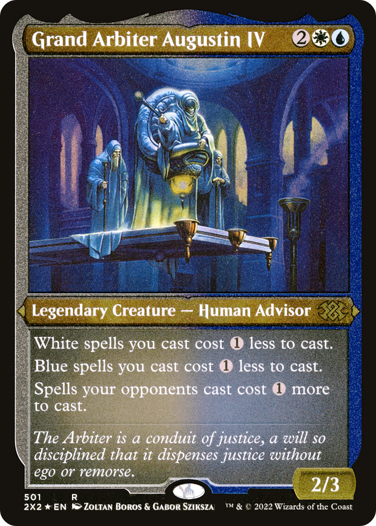 Image of Grand Arbiter Augustin IV (Foil Etched) [Double Masters 2022]