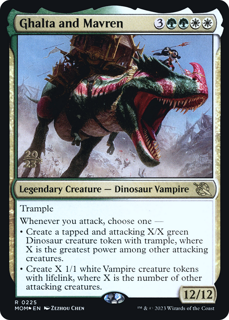 Image of Ghalta and Mavren [March of the Machine Prerelease Promos]