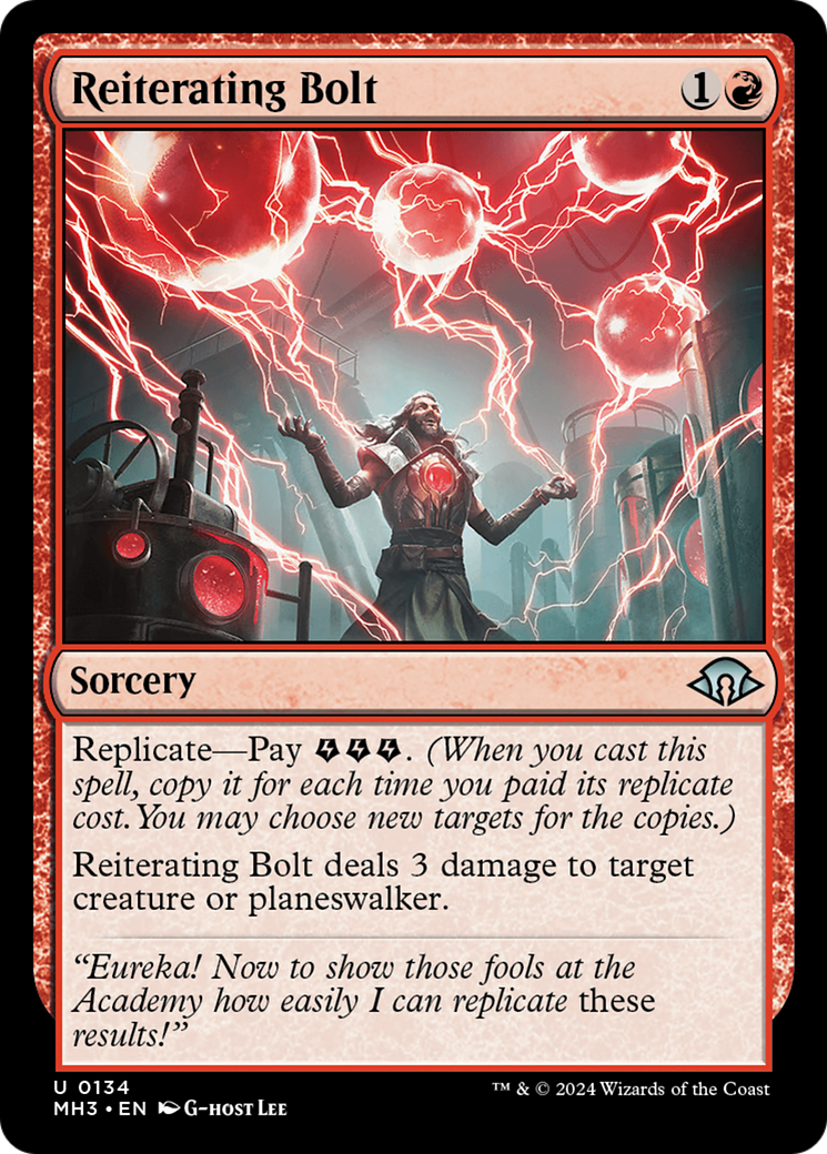 Image of Reiterating Bolt [Modern Horizons 3]