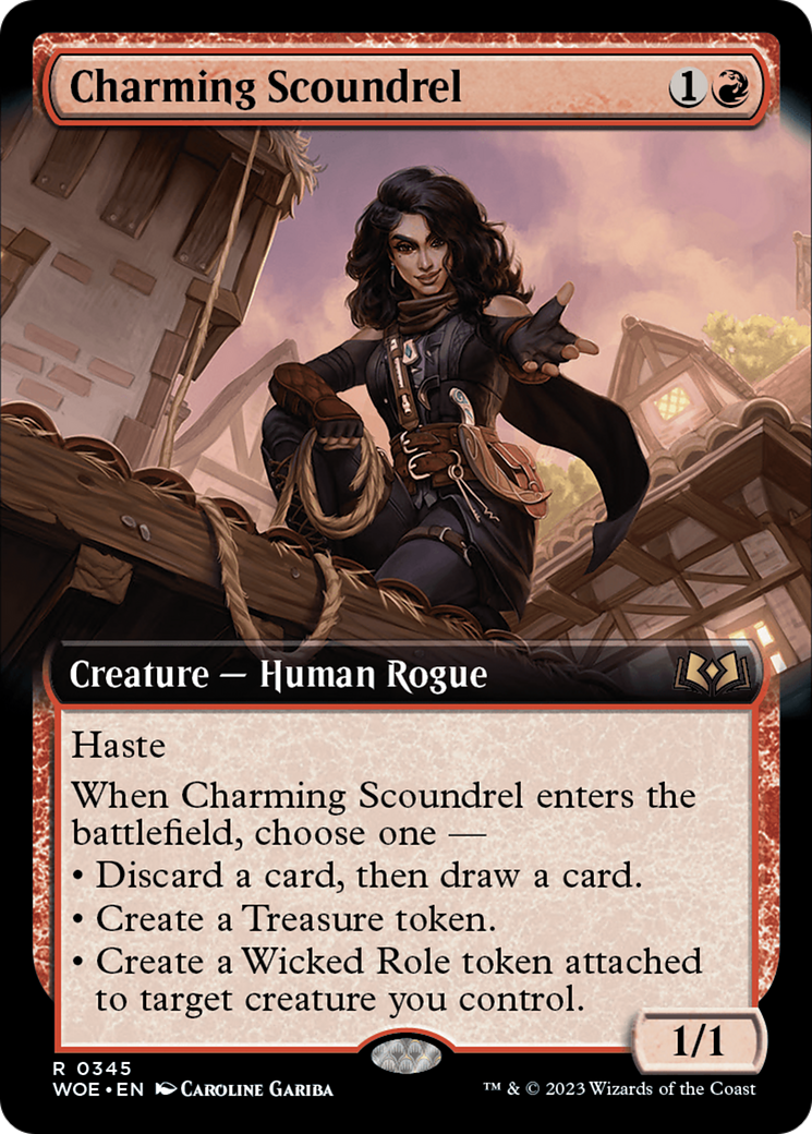 Image of Charming Scoundrel (Extended Art) [Wilds of Eldraine]
