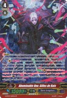 Image of Abominable One, Gilles de Rais (G-BT07/S29EN) [Glorious Bravery of Radiant Sword]
