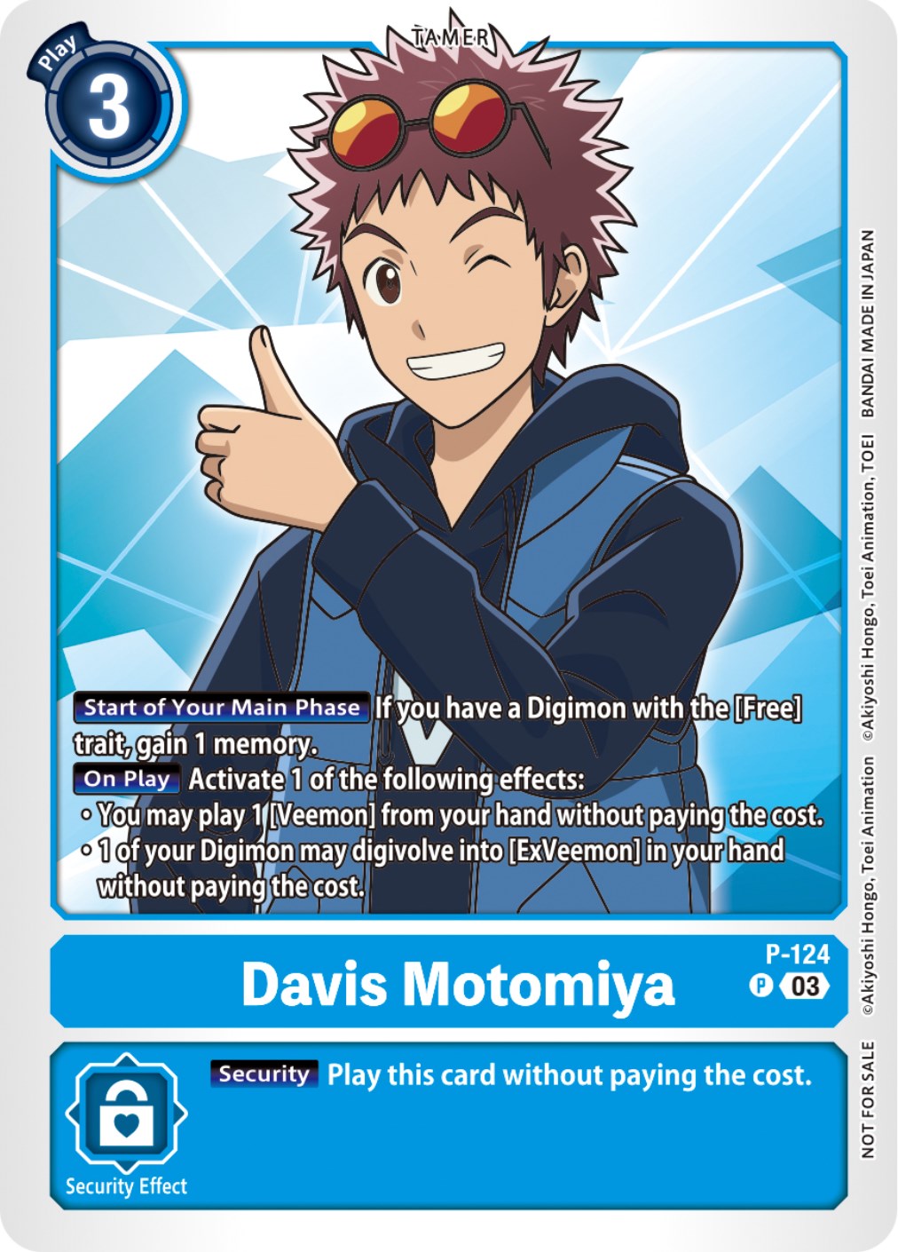 Image of Davis Motomiya [P-124] (NYCC 2023 Demo Deck) [Promotional Cards]