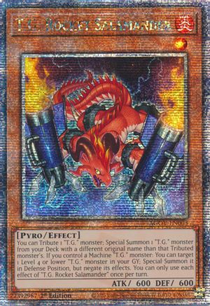 Image of T.G. Rocket Salamander (Quarter Century Secret Rare) [AGOV-EN003] Quarter Century Secret Rare