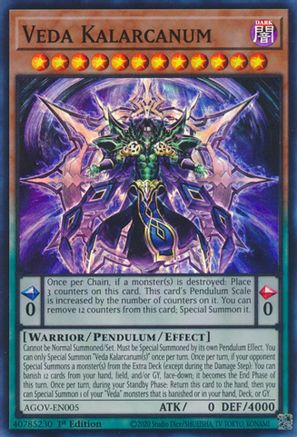 Image of Veda Kalarcanum [AGOV-EN005] Super Rare