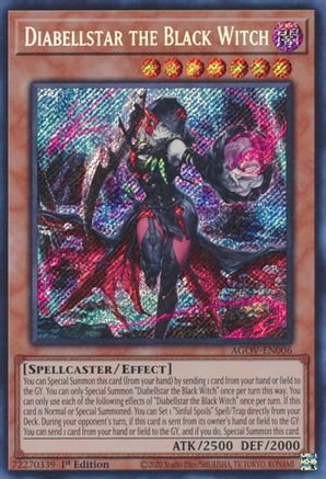 Image of Diabellstar the Black Witch [AGOV-EN006] Secret Rare