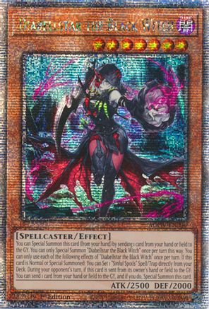 Image of Diabellstar the Black Witch (Quarter Century Secret Rare) [AGOV-EN006] Quarter Century Secret Rare