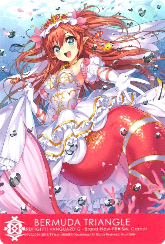 Image of Bermuda Triangle - Brand-New-PRISM, Garnet (G-CB03/C09EN) [Clan Cards]