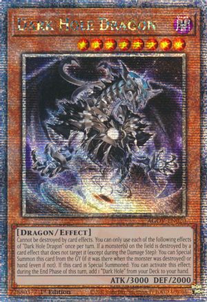 Image of Dark Hole Dragon (Quarter Century Secret Rare) [AGOV-EN020] Quarter Century Secret Rare