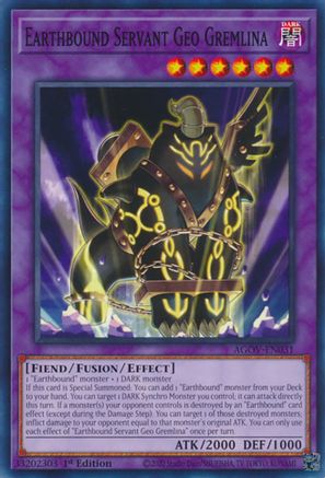 Image of Earthbound Servant Geo Gremlina [AGOV-EN031] Common