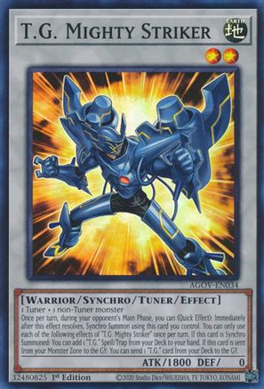 Image of T.G. Mighty Striker [AGOV-EN034] Super Rare