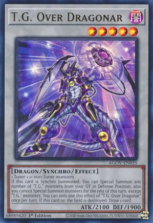Image of T.G. Over Dragonar [AGOV-EN035] Ultra Rare
