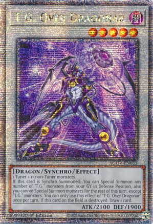 Image of T.G. Over Dragonar (Quarter Century Secret Rare) [AGOV-EN035] Quarter Century Secret Rare