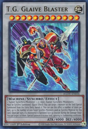 Image of T.G. Glaive Blaster [AGOV-EN036] Ultra Rare