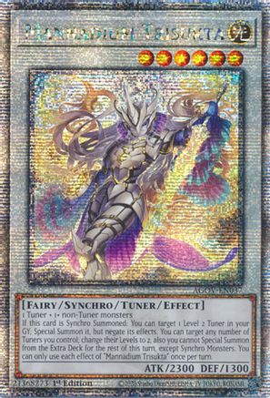 Image of Mannadium Trisukta (Quarter Century Secret Rare) [AGOV-EN037] Quarter Century Secret Rare