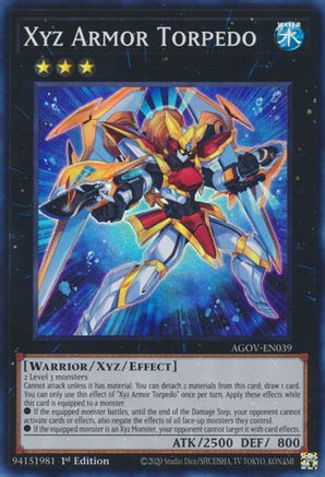 Image of Xyz Armor Torpedo [AGOV-EN039] Super Rare